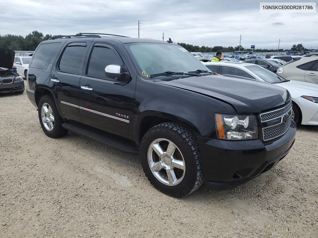 2013 Chevrolet Tahoe K1500 Ltz VIN: 1GNSKCE00DR281786 Lot: 74766314