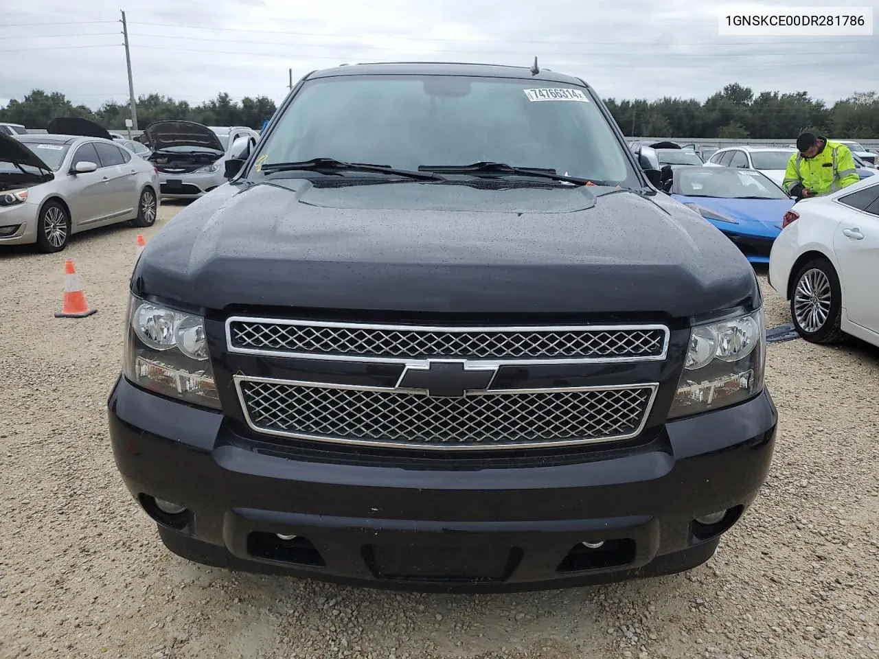 2013 Chevrolet Tahoe K1500 Ltz VIN: 1GNSKCE00DR281786 Lot: 74766314