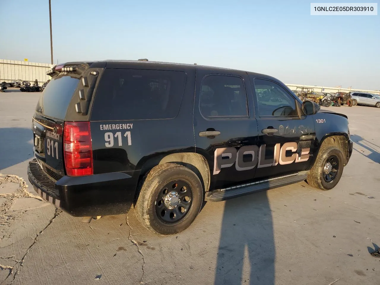 2013 Chevrolet Tahoe Police VIN: 1GNLC2E05DR303910 Lot: 74924074