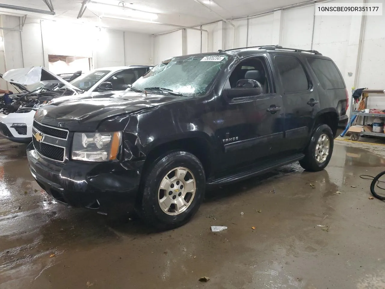 2013 Chevrolet Tahoe C1500 Lt VIN: 1GNSCBE09DR351177 Lot: 75005234