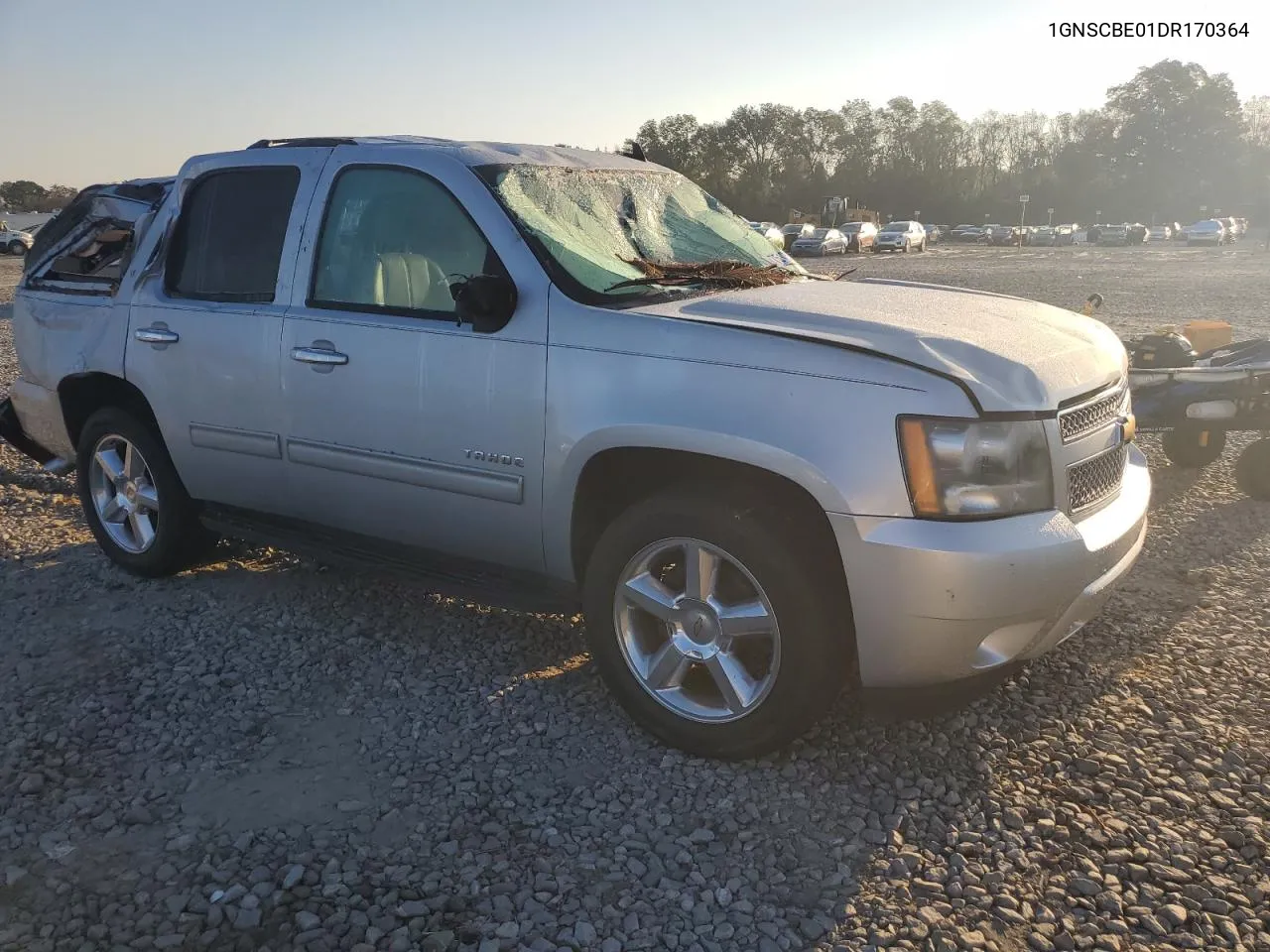 2013 Chevrolet Tahoe C1500 Lt VIN: 1GNSCBE01DR170364 Lot: 75124504