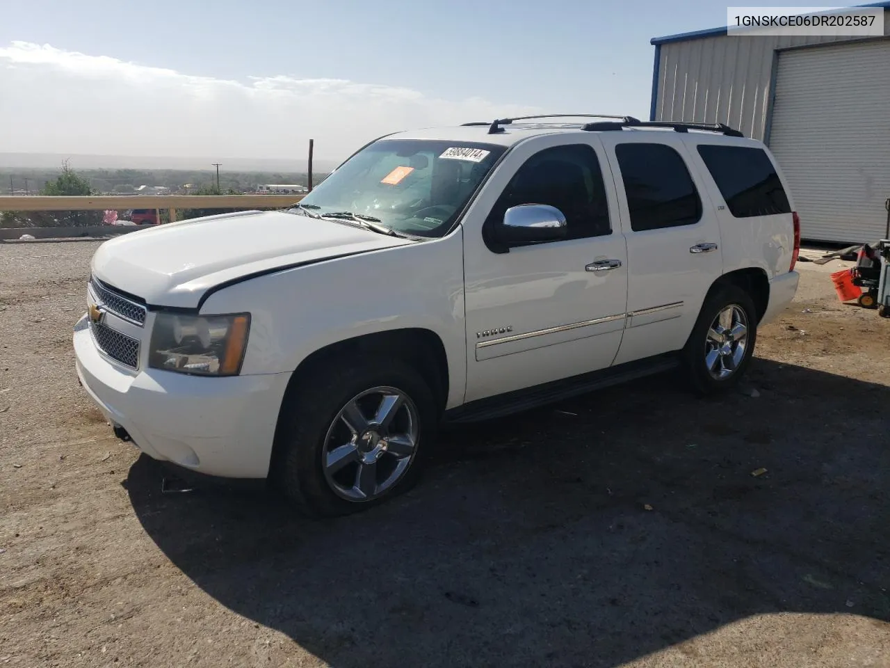 2013 Chevrolet Tahoe K1500 Ltz VIN: 1GNSKCE06DR202587 Lot: 75394984