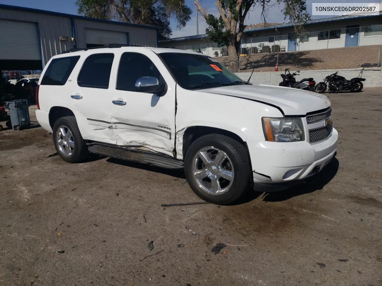 2013 Chevrolet Tahoe K1500 Ltz VIN: 1GNSKCE06DR202587 Lot: 75394984