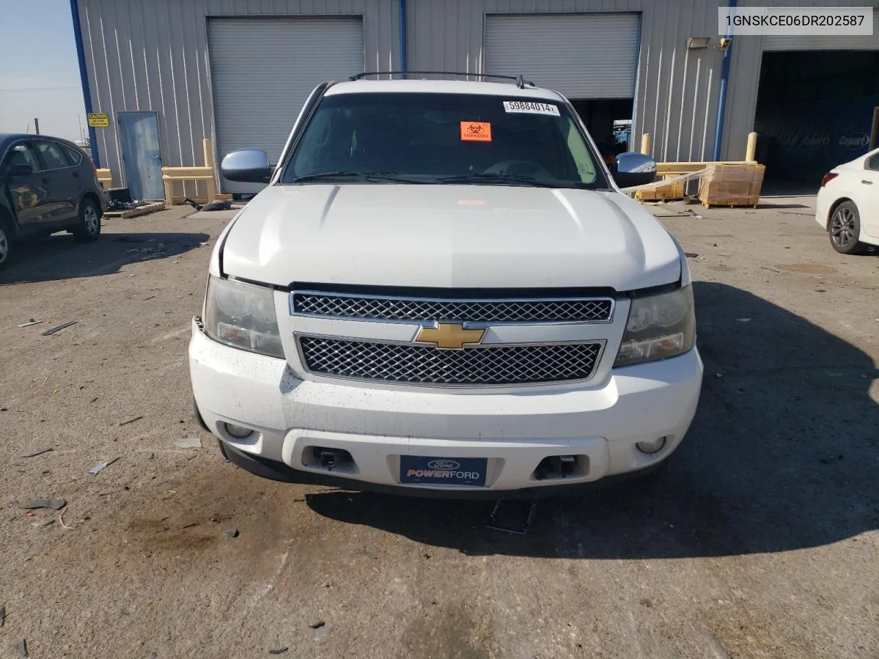 2013 Chevrolet Tahoe K1500 Ltz VIN: 1GNSKCE06DR202587 Lot: 75394984