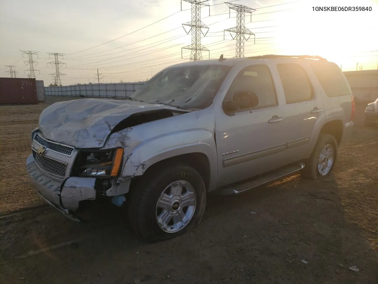 2013 Chevrolet Tahoe K1500 Lt VIN: 1GNSKBE06DR359840 Lot: 75447574