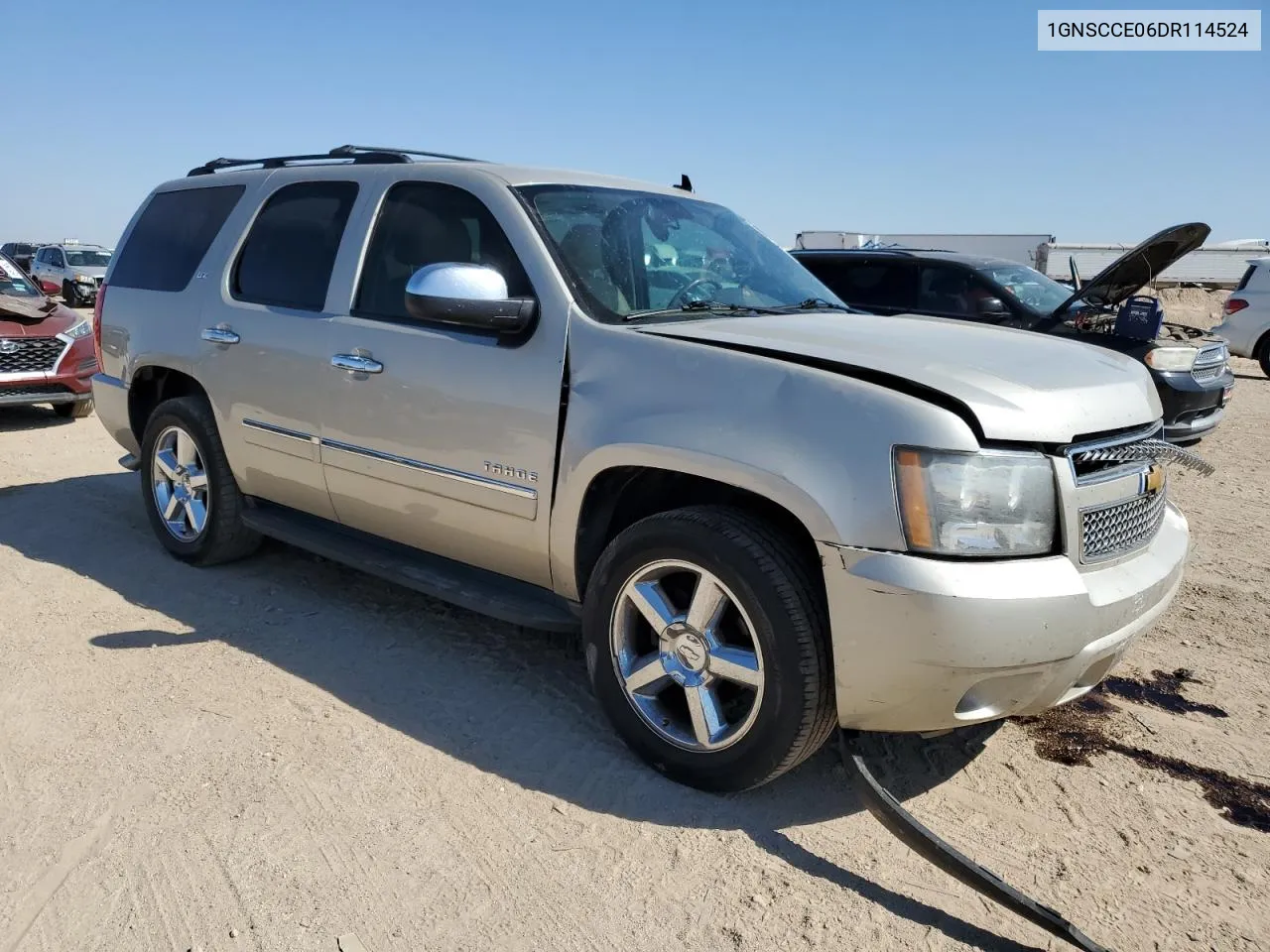 2013 Chevrolet Tahoe C1500 Ltz VIN: 1GNSCCE06DR114524 Lot: 75676554