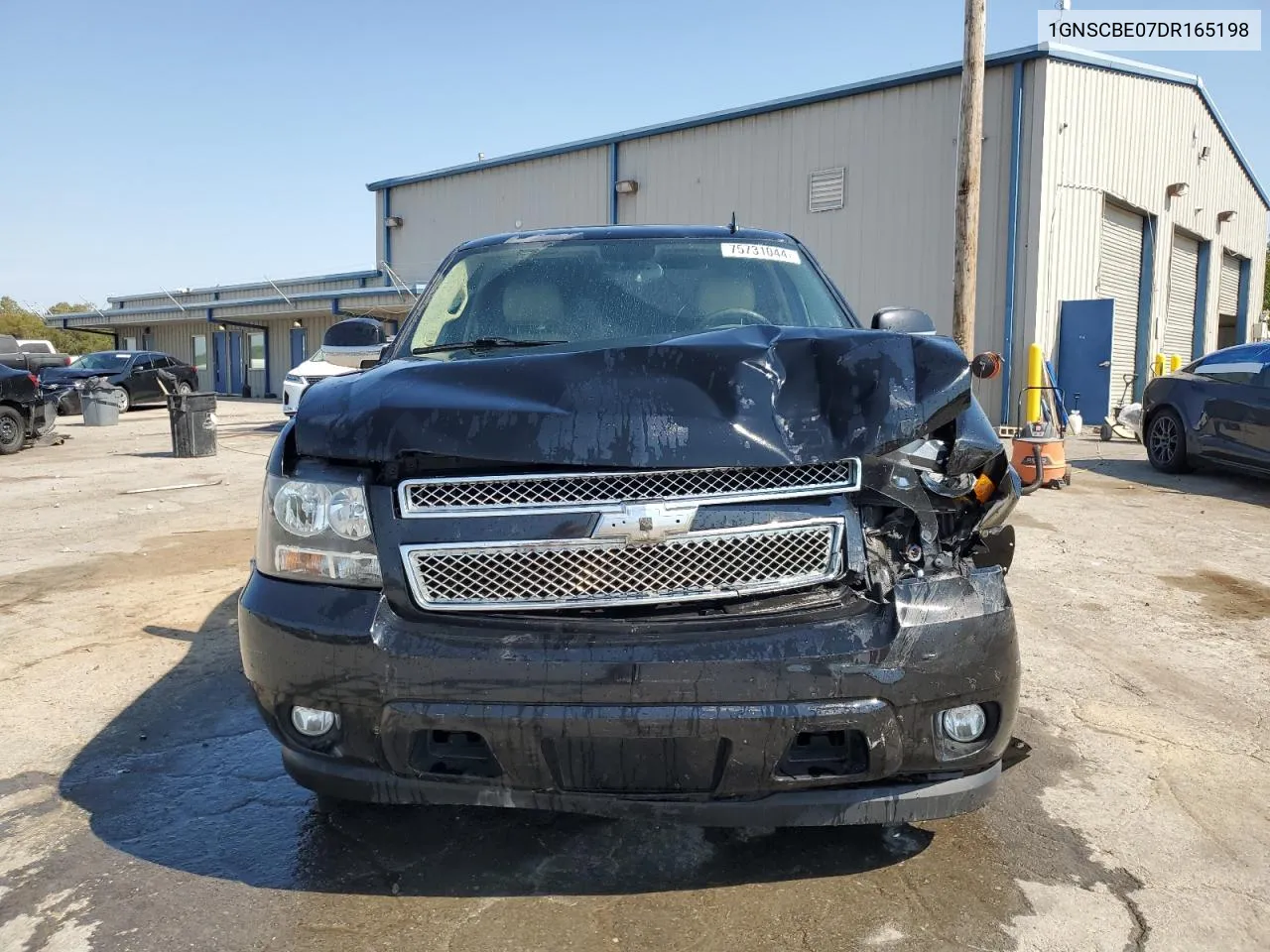 2013 Chevrolet Tahoe C1500 Lt VIN: 1GNSCBE07DR165198 Lot: 75731044