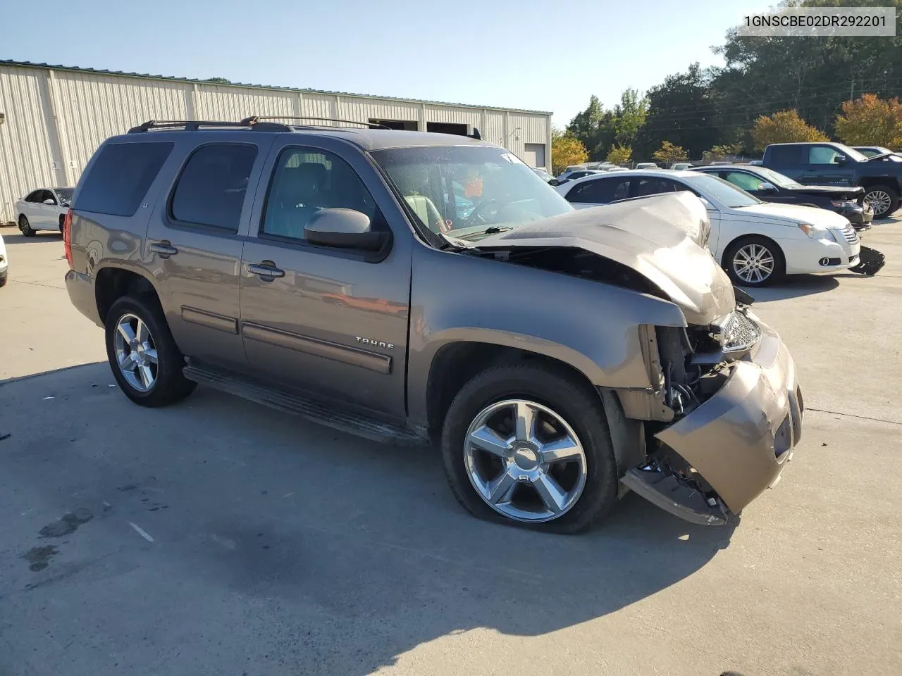 2013 Chevrolet Tahoe C1500 Lt VIN: 1GNSCBE02DR292201 Lot: 75837094