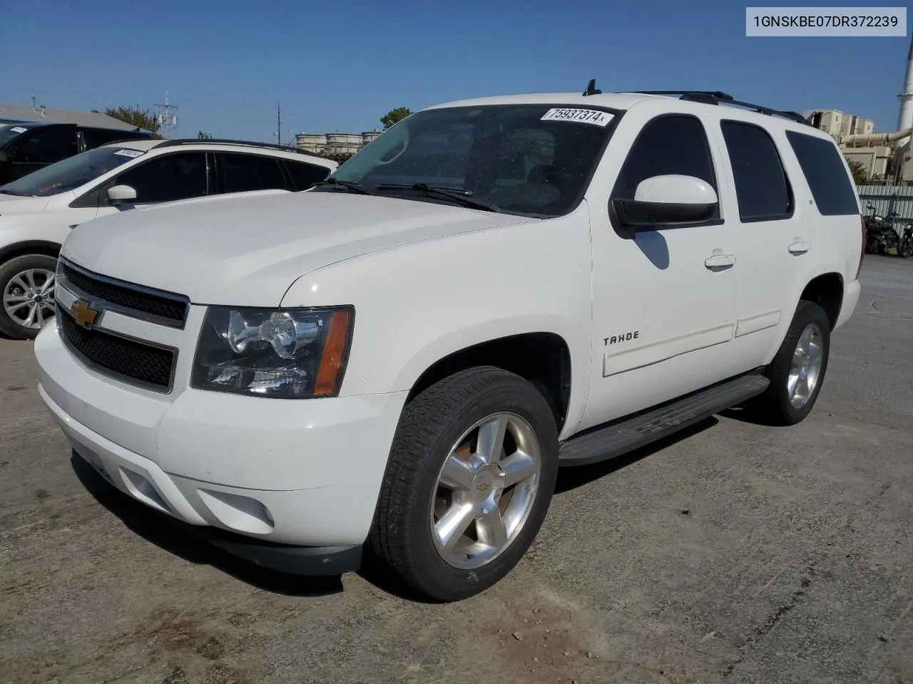 2013 Chevrolet Tahoe K1500 Lt VIN: 1GNSKBE07DR372239 Lot: 75937374