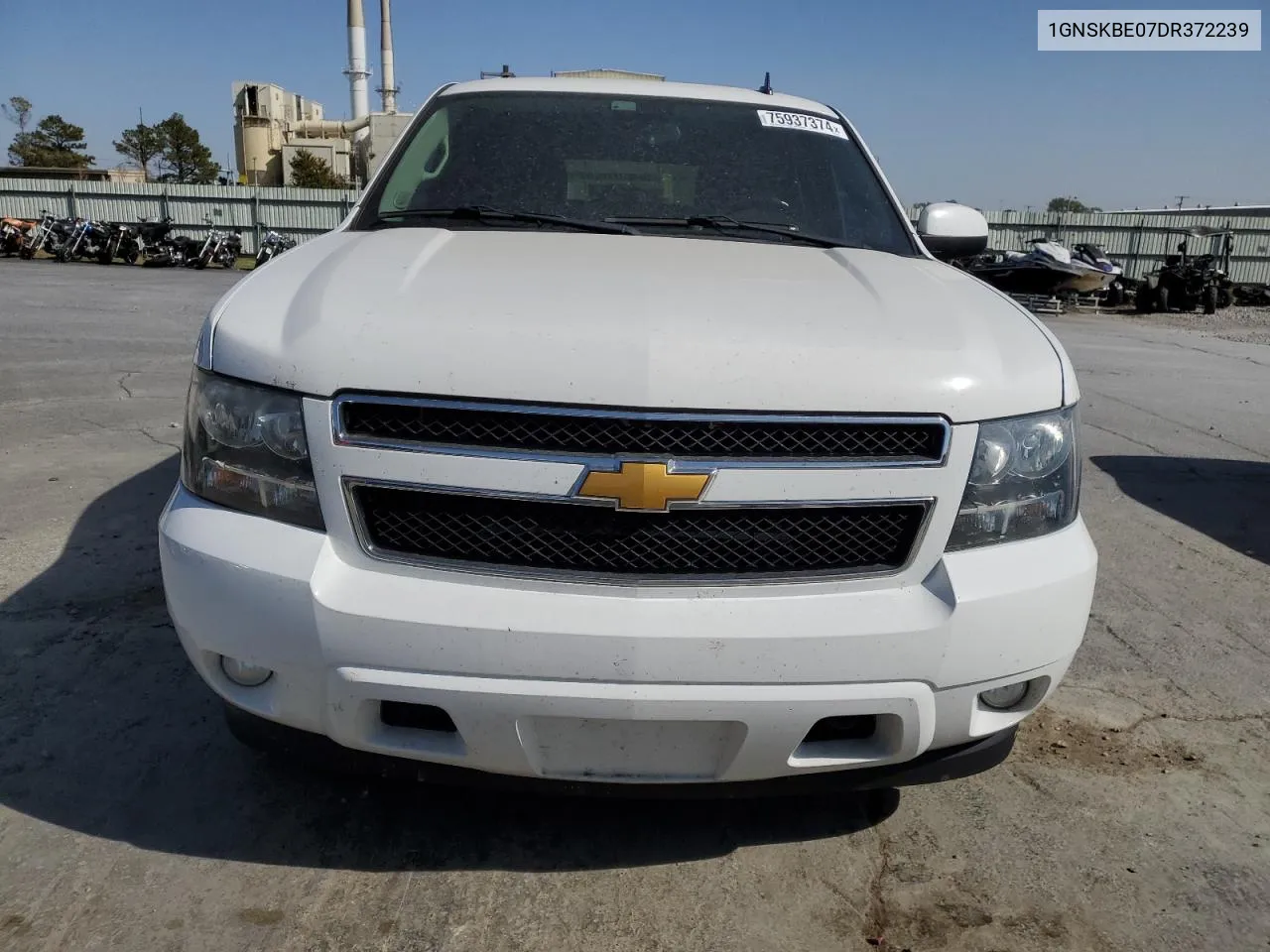 2013 Chevrolet Tahoe K1500 Lt VIN: 1GNSKBE07DR372239 Lot: 75937374