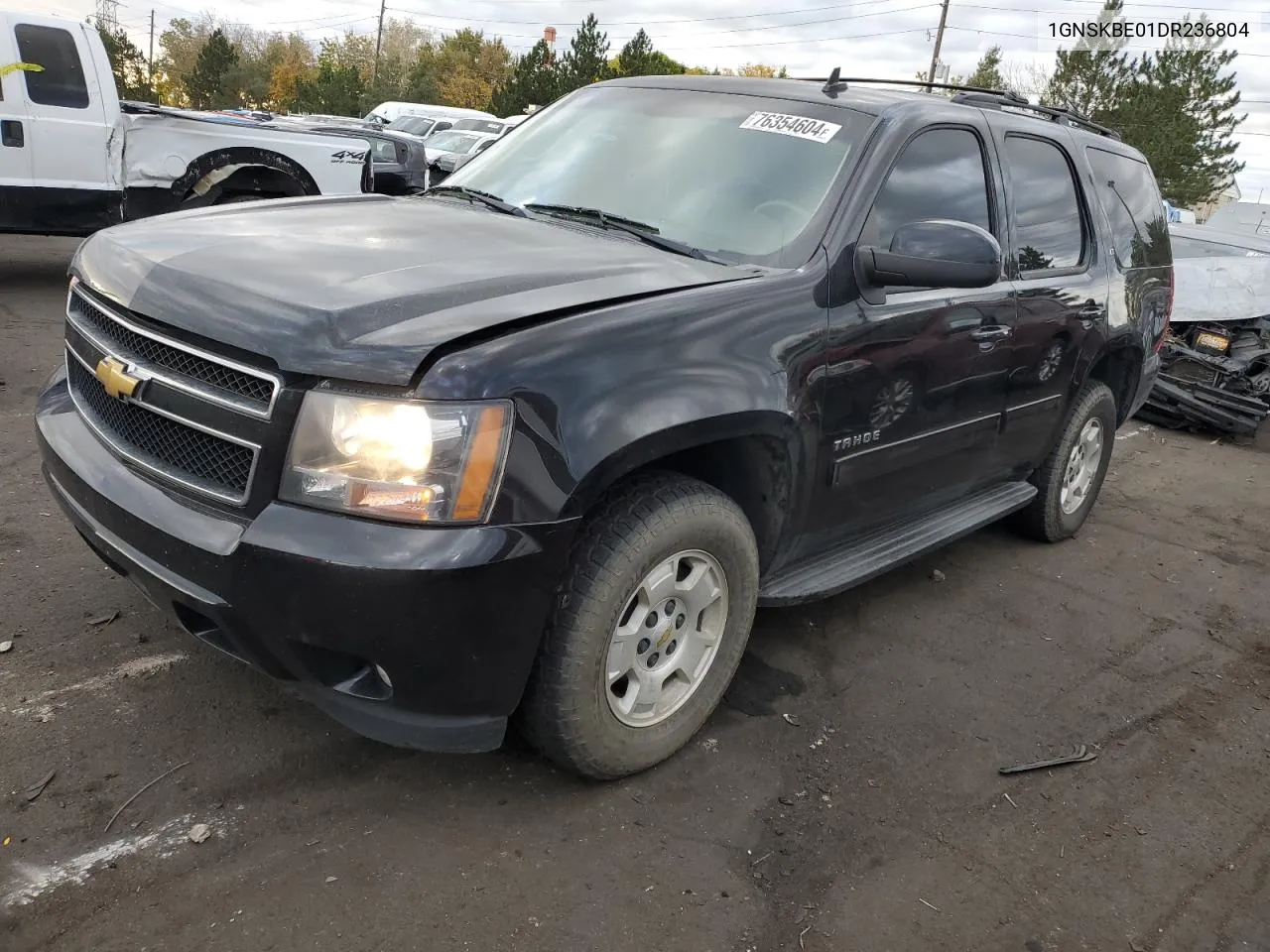 2013 Chevrolet Tahoe K1500 Lt VIN: 1GNSKBE01DR236804 Lot: 76354604