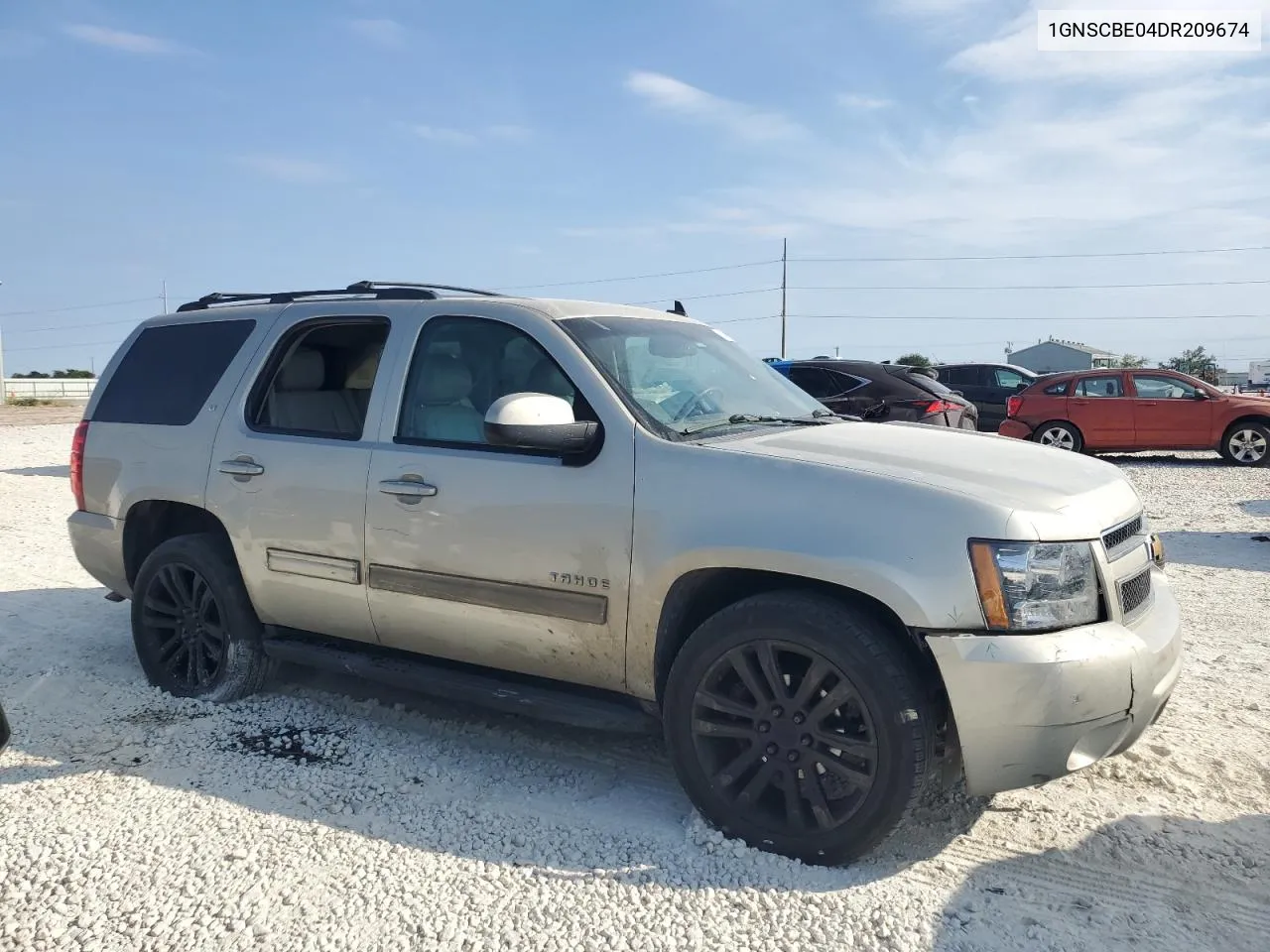 2013 Chevrolet Tahoe C1500 Lt VIN: 1GNSCBE04DR209674 Lot: 76444114