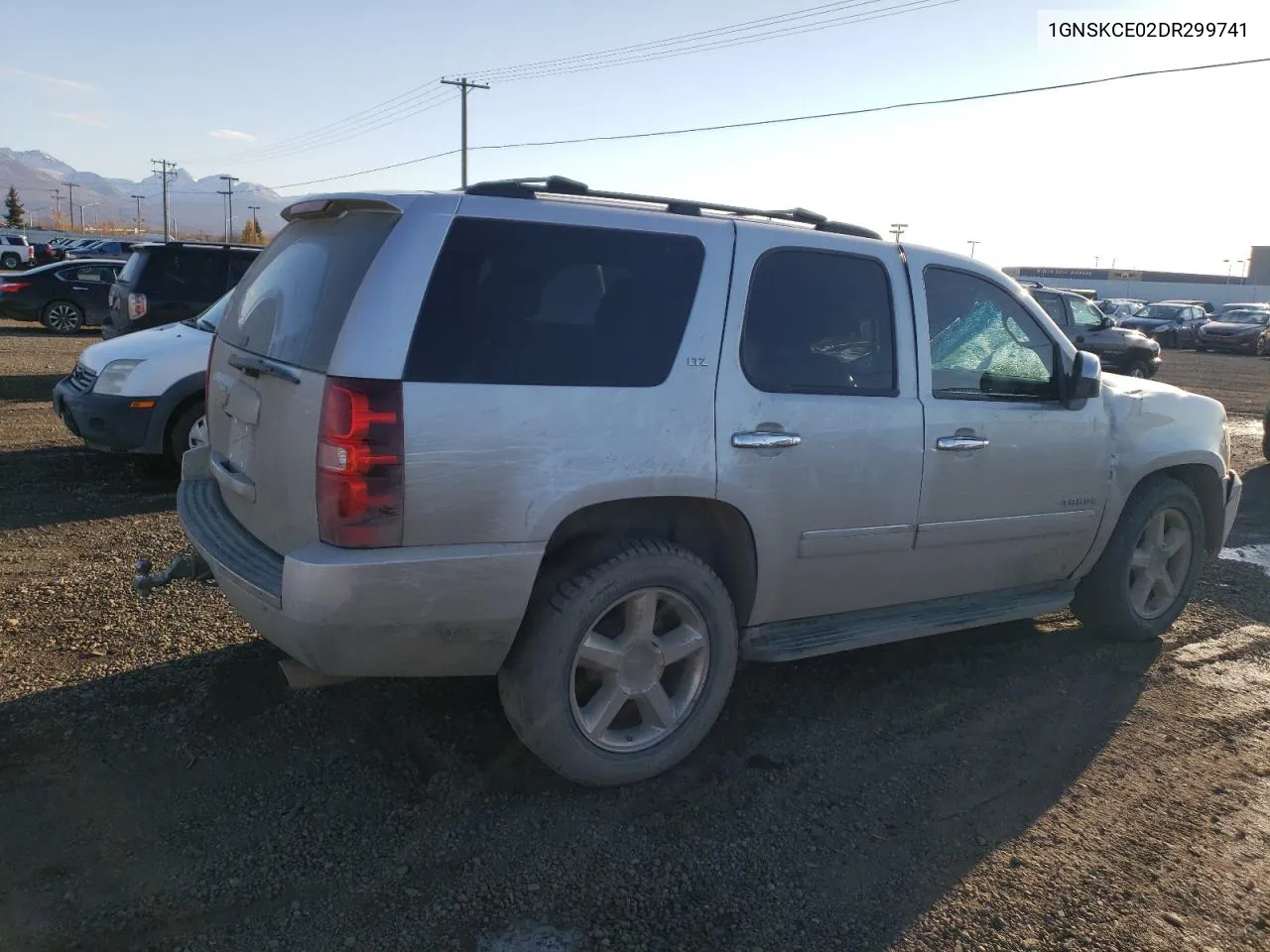 2013 Chevrolet Tahoe K1500 Ltz VIN: 1GNSKCE02DR299741 Lot: 76575394