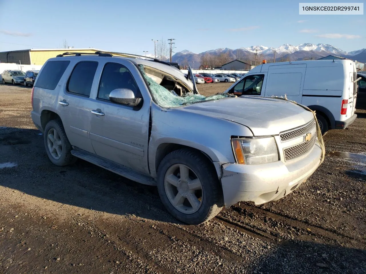 2013 Chevrolet Tahoe K1500 Ltz VIN: 1GNSKCE02DR299741 Lot: 76575394