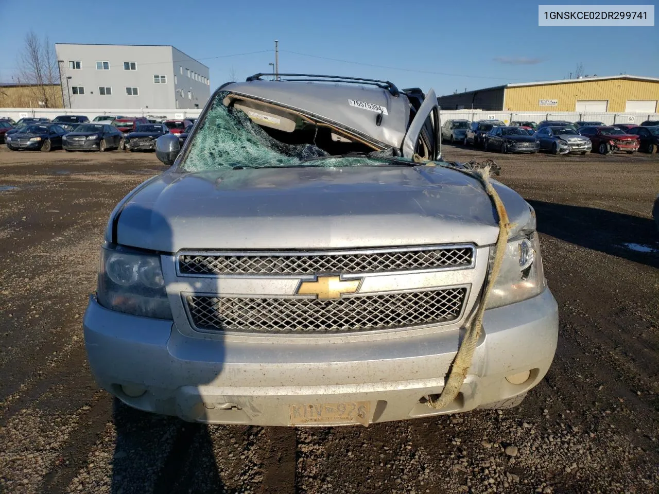 2013 Chevrolet Tahoe K1500 Ltz VIN: 1GNSKCE02DR299741 Lot: 76575394