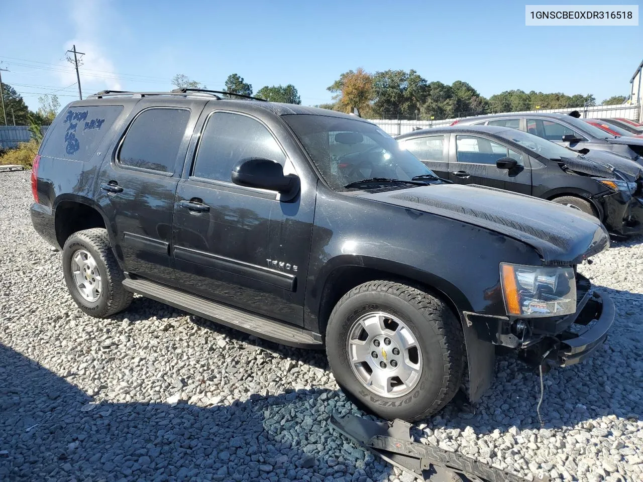 2013 Chevrolet Tahoe C1500 Lt VIN: 1GNSCBE0XDR316518 Lot: 76811704