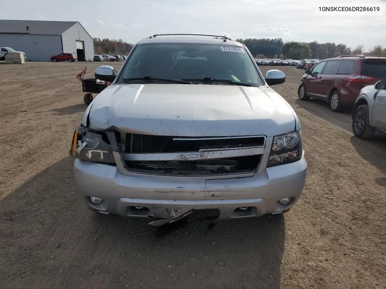 2013 Chevrolet Tahoe K1500 Ltz VIN: 1GNSKCE06DR286619 Lot: 77312004