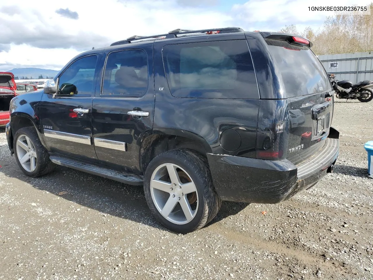 2013 Chevrolet Tahoe K1500 Lt VIN: 1GNSKBE03DR236755 Lot: 77414994