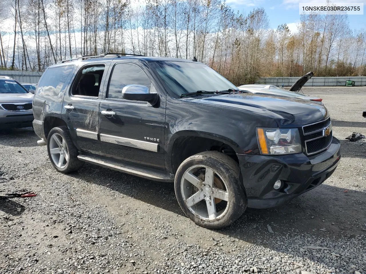 2013 Chevrolet Tahoe K1500 Lt VIN: 1GNSKBE03DR236755 Lot: 77414994