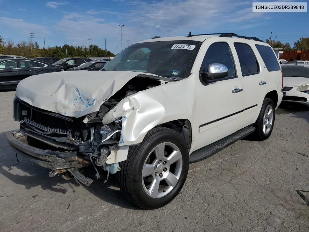 2013 Chevrolet Tahoe K1500 Ltz VIN: 1GNSKCE03DR289848 Lot: 77529774