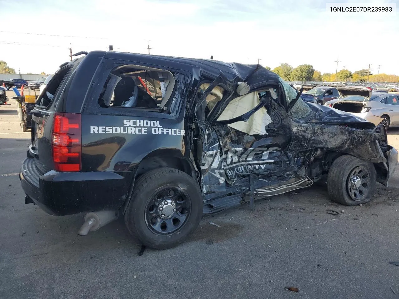 2013 Chevrolet Tahoe Police VIN: 1GNLC2E07DR239983 Lot: 77576434