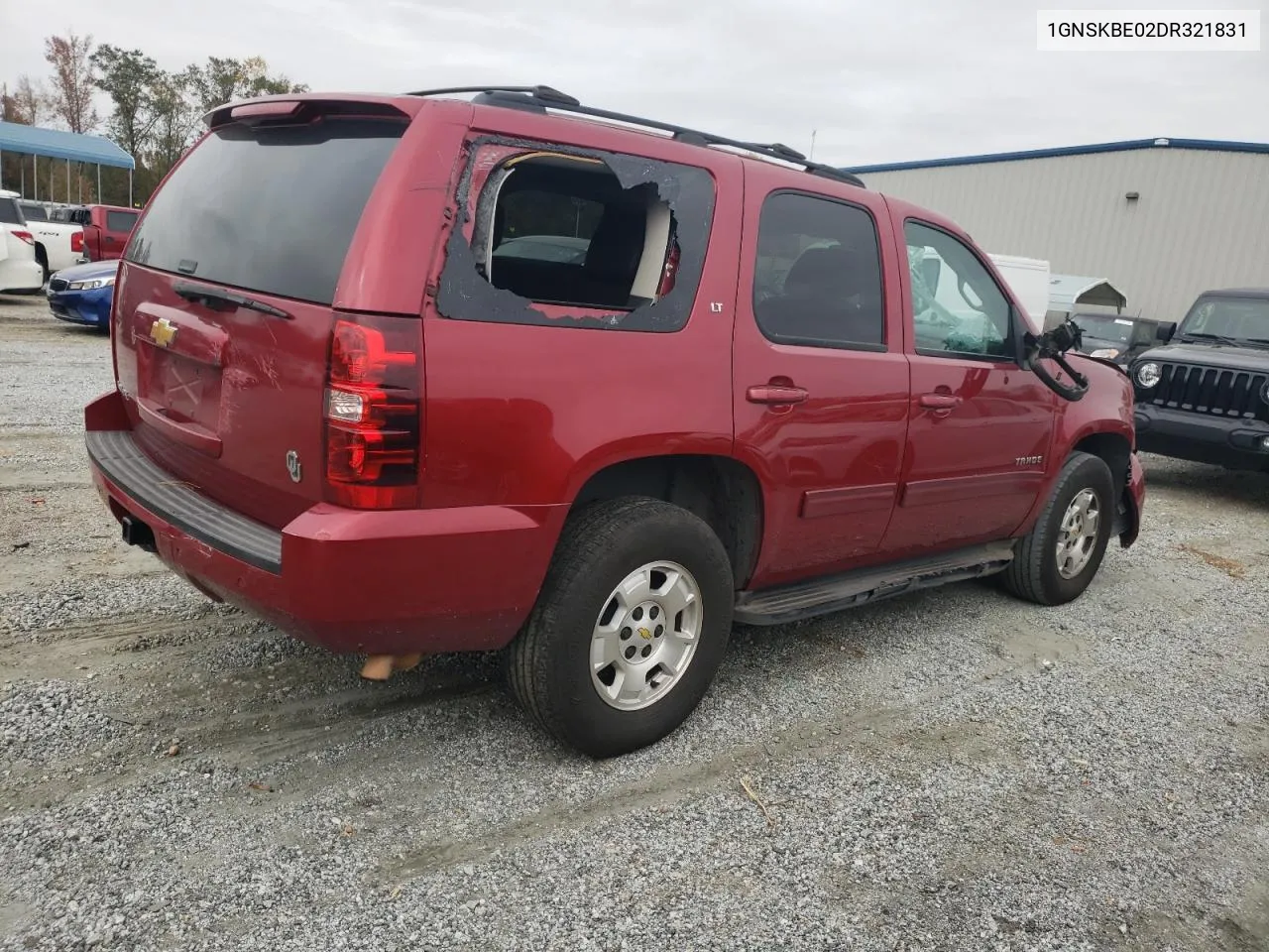 2013 Chevrolet Tahoe K1500 Lt VIN: 1GNSKBE02DR321831 Lot: 78065194