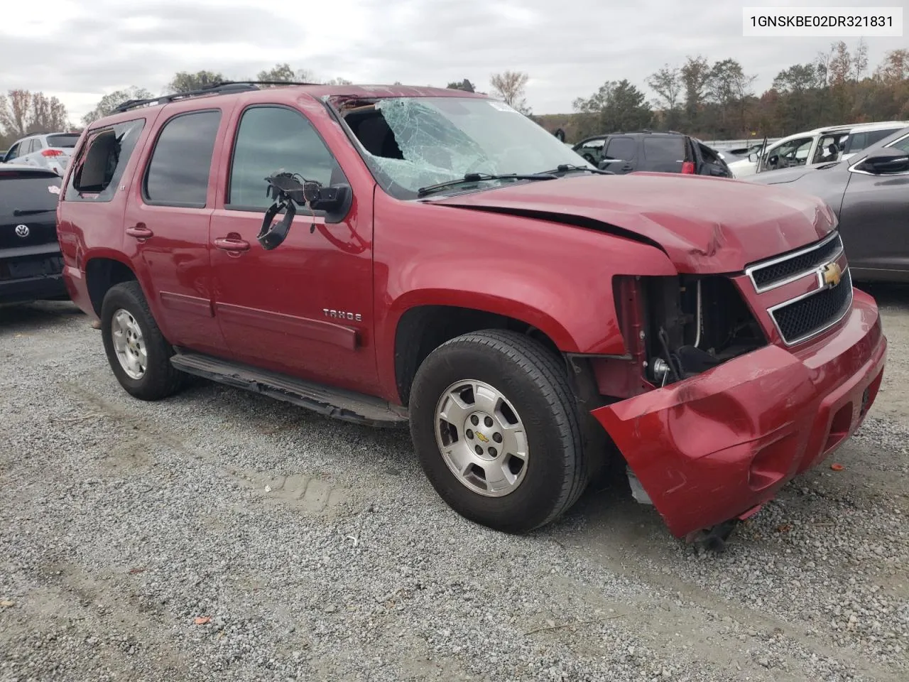 2013 Chevrolet Tahoe K1500 Lt VIN: 1GNSKBE02DR321831 Lot: 78065194