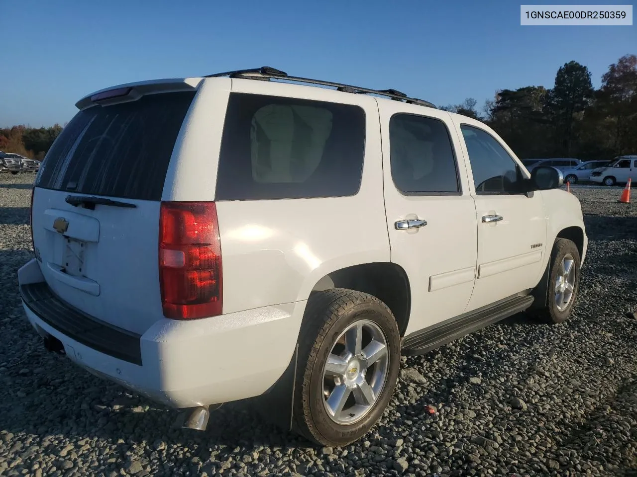 1GNSCAE00DR250359 2013 Chevrolet Tahoe C1500 Ls