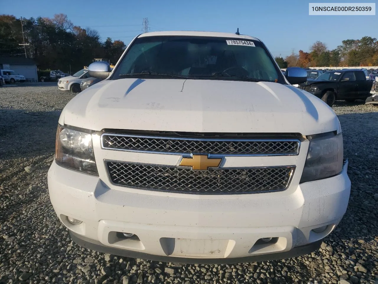 2013 Chevrolet Tahoe C1500 Ls VIN: 1GNSCAE00DR250359 Lot: 78575434