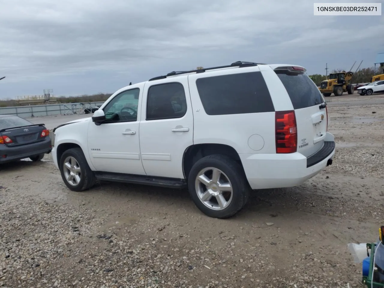 2013 Chevrolet Tahoe K1500 Lt VIN: 1GNSKBE03DR252471 Lot: 78722604