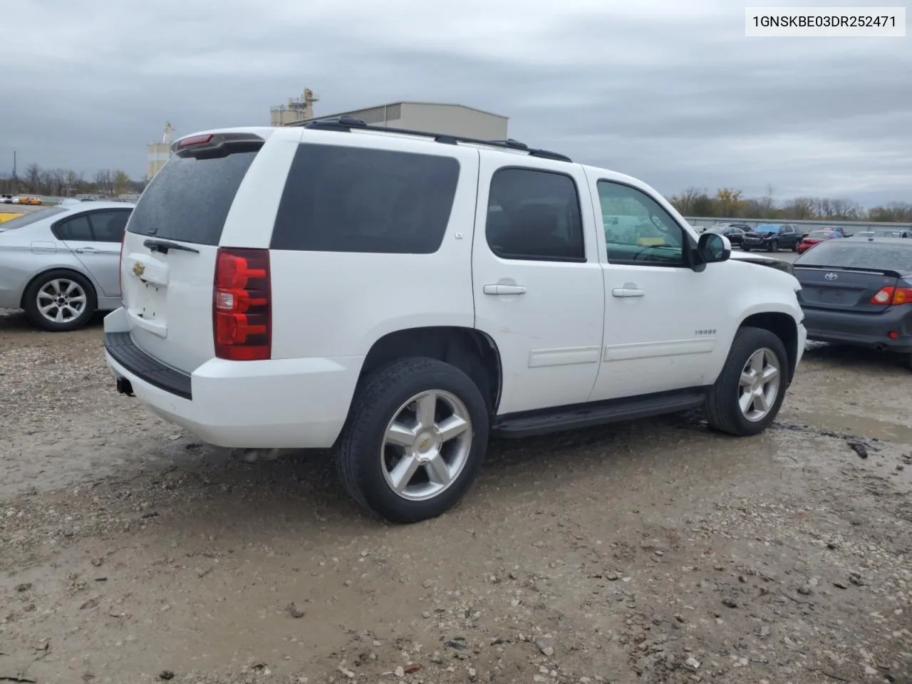 2013 Chevrolet Tahoe K1500 Lt VIN: 1GNSKBE03DR252471 Lot: 78722604