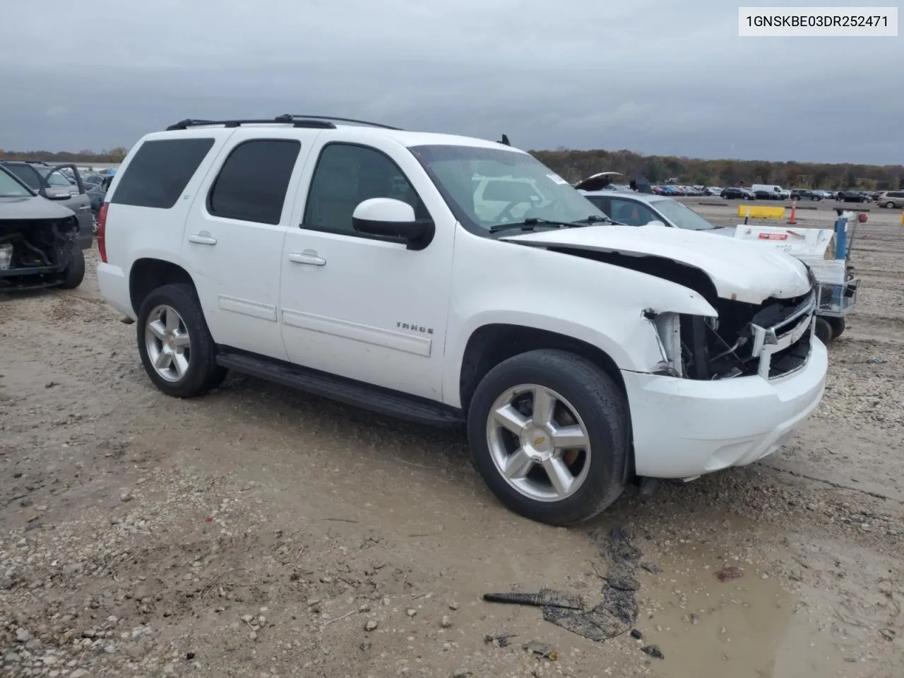 2013 Chevrolet Tahoe K1500 Lt VIN: 1GNSKBE03DR252471 Lot: 78722604