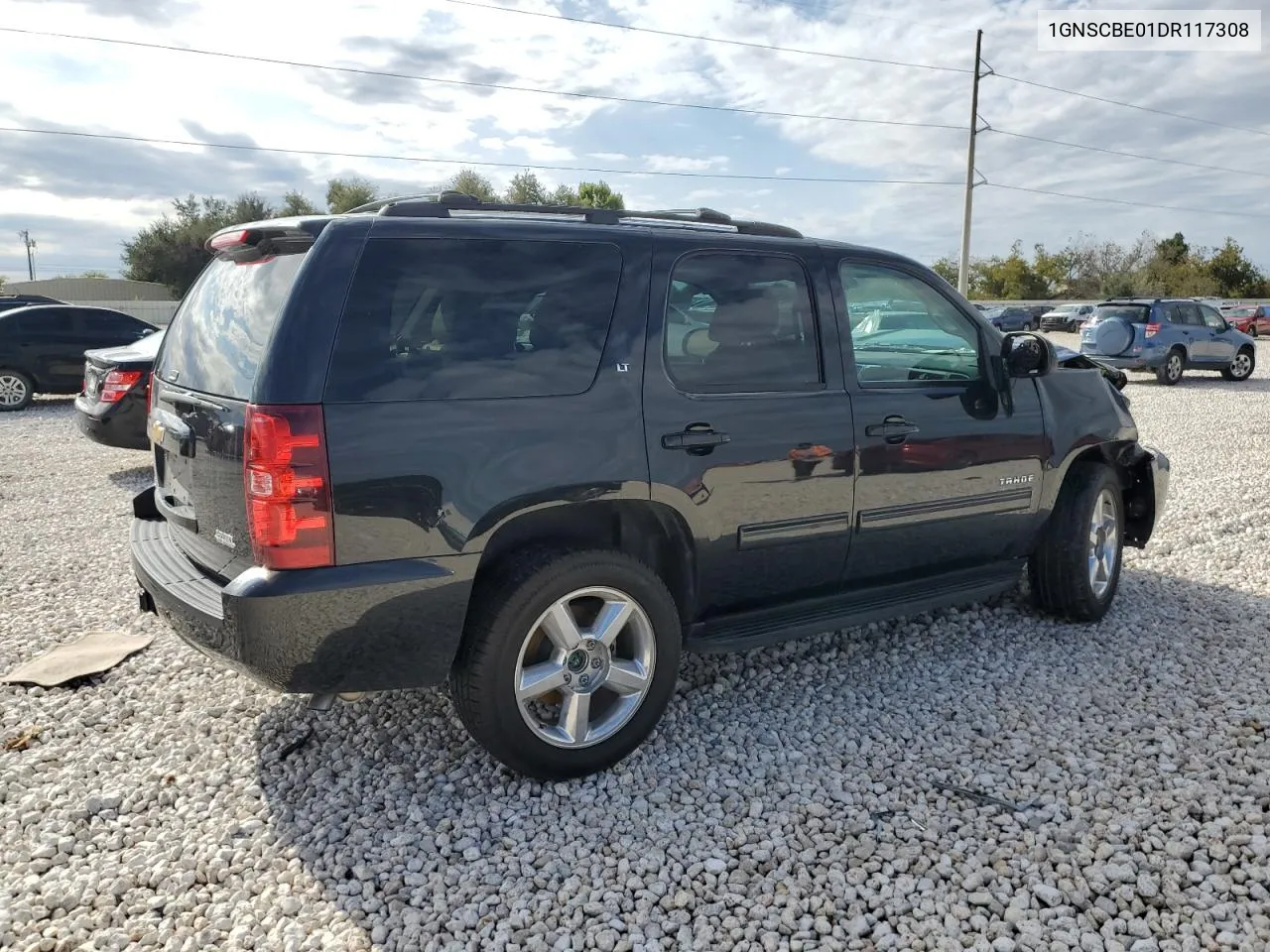 2013 Chevrolet Tahoe C1500 Lt VIN: 1GNSCBE01DR117308 Lot: 78943504