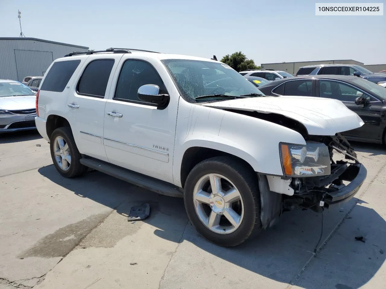 2014 Chevrolet Tahoe C1500 Ltz VIN: 1GNSCCE0XER104225 Lot: 64500064