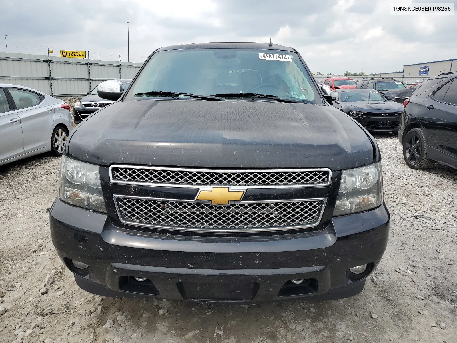 2014 Chevrolet Tahoe K1500 Ltz VIN: 1GNSKCE03ER198256 Lot: 64877474