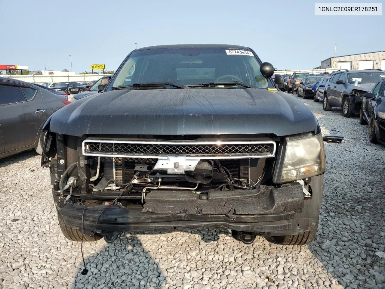 1GNLC2E09ER178251 2014 Chevrolet Tahoe Police