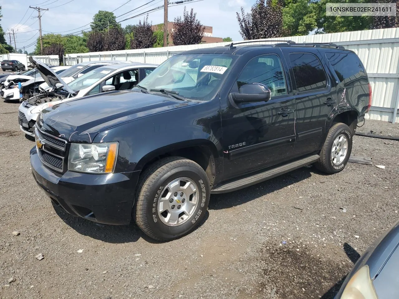 2014 Chevrolet Tahoe K1500 Lt VIN: 1GNSKBE02ER241611 Lot: 68782814