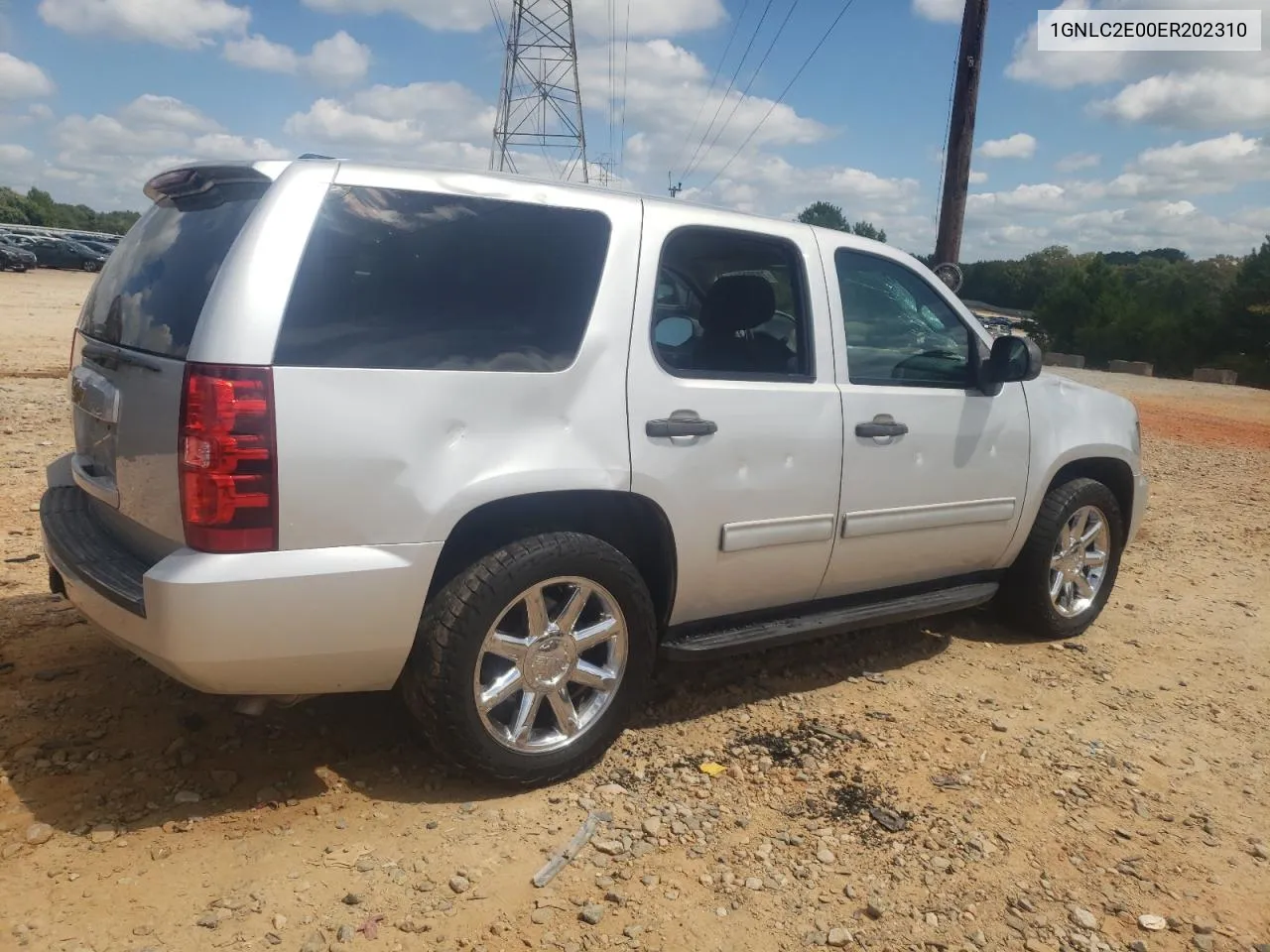 2014 Chevrolet Tahoe Police VIN: 1GNLC2E00ER202310 Lot: 70309214