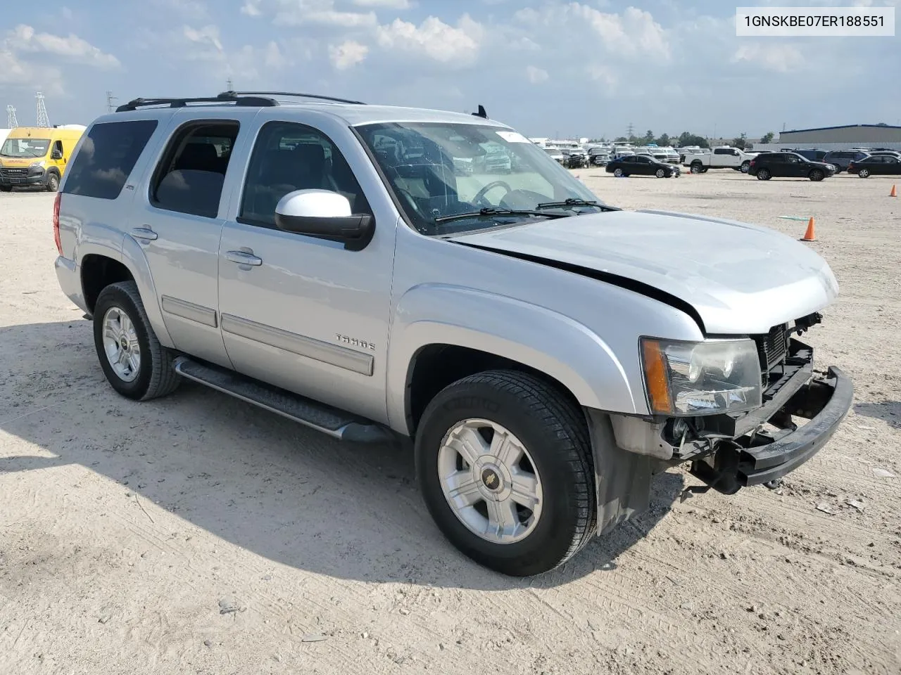 2014 Chevrolet Tahoe K1500 Lt VIN: 1GNSKBE07ER188551 Lot: 70511334