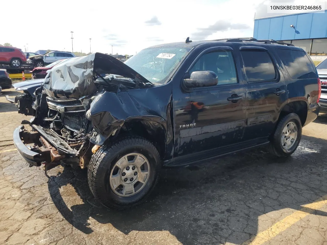 2014 Chevrolet Tahoe K1500 Lt VIN: 1GNSKBE03ER246865 Lot: 71987754