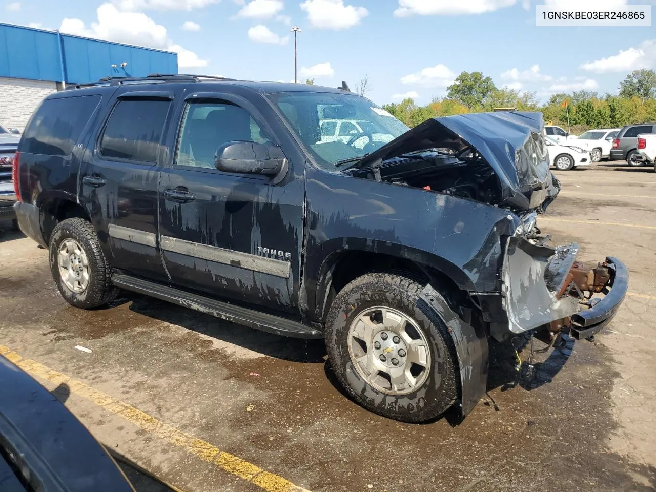 2014 Chevrolet Tahoe K1500 Lt VIN: 1GNSKBE03ER246865 Lot: 71987754