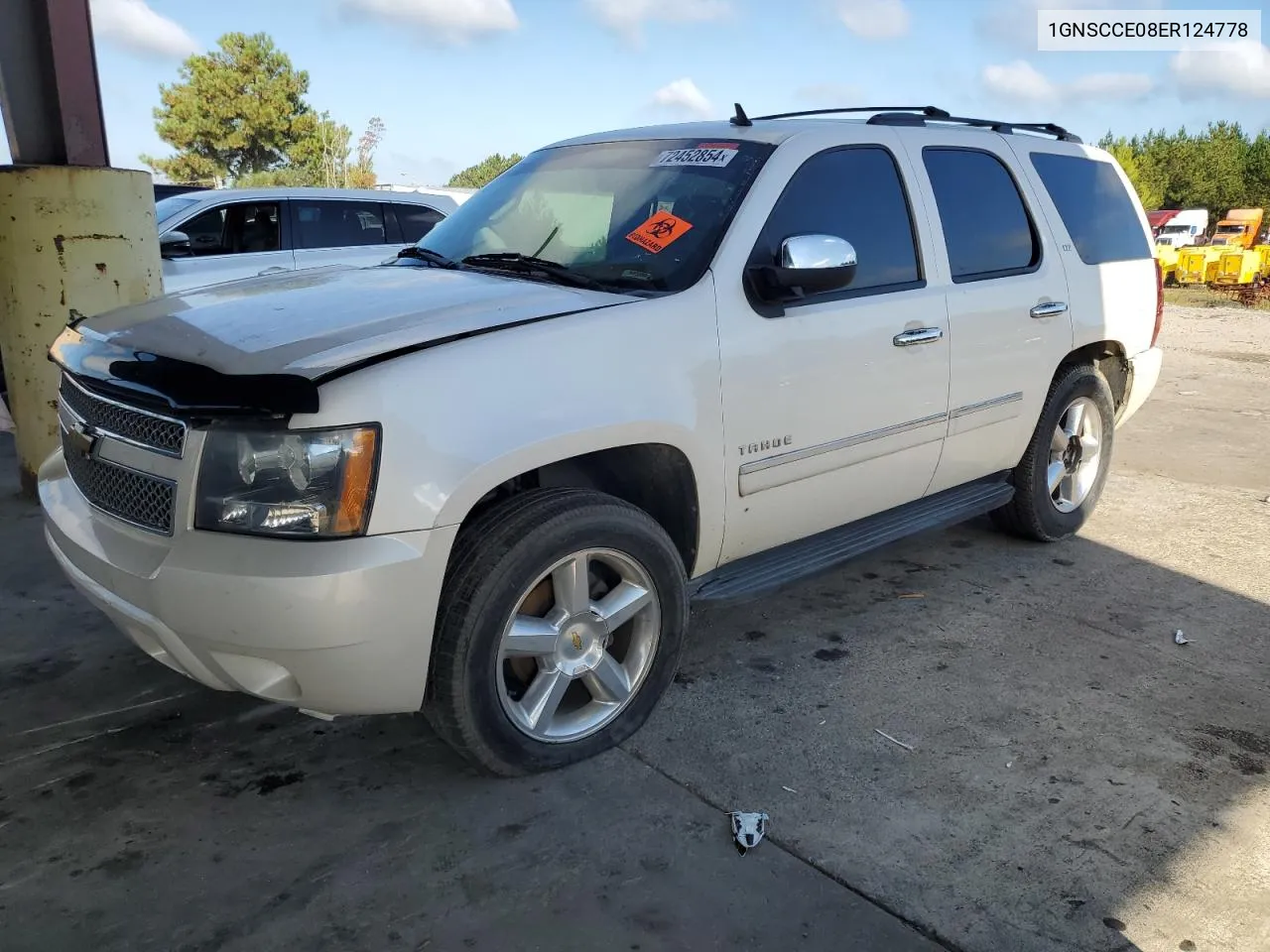 2014 Chevrolet Tahoe C1500 Ltz VIN: 1GNSCCE08ER124778 Lot: 72452854