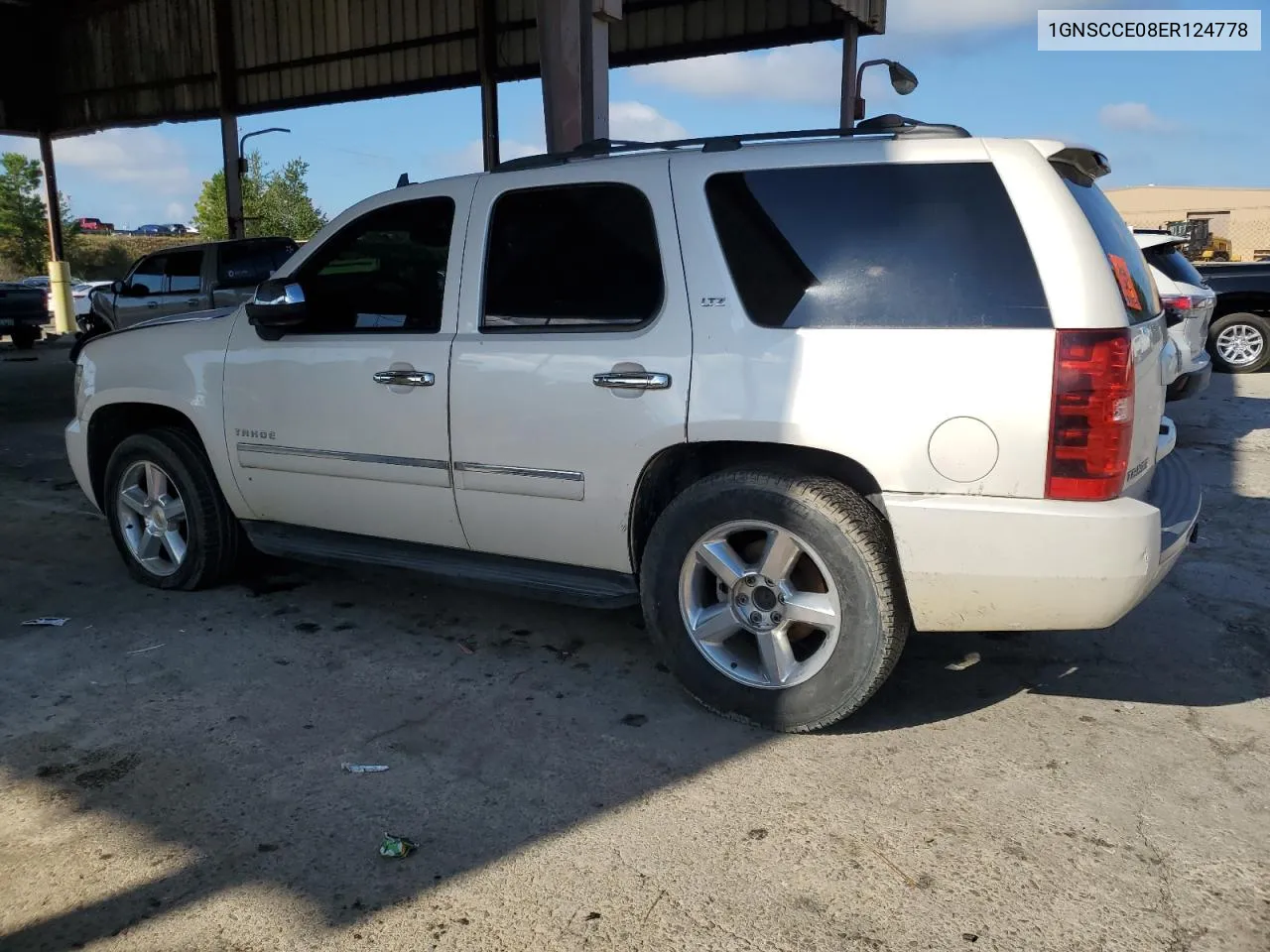 2014 Chevrolet Tahoe C1500 Ltz VIN: 1GNSCCE08ER124778 Lot: 72452854