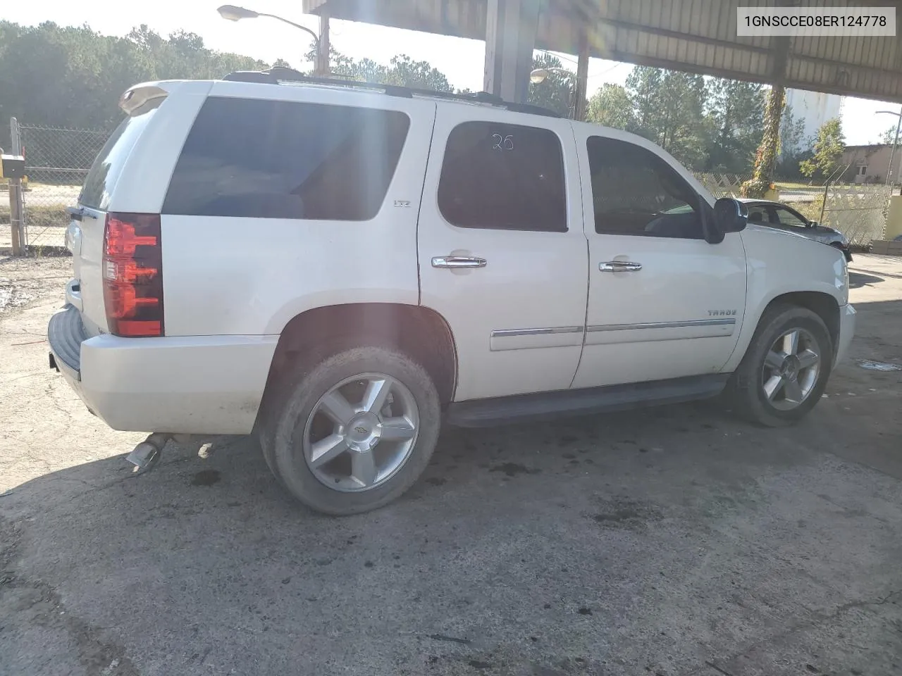 2014 Chevrolet Tahoe C1500 Ltz VIN: 1GNSCCE08ER124778 Lot: 72452854