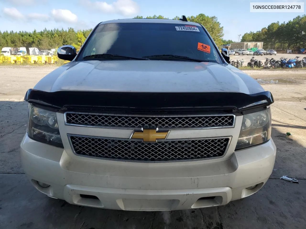 2014 Chevrolet Tahoe C1500 Ltz VIN: 1GNSCCE08ER124778 Lot: 72452854