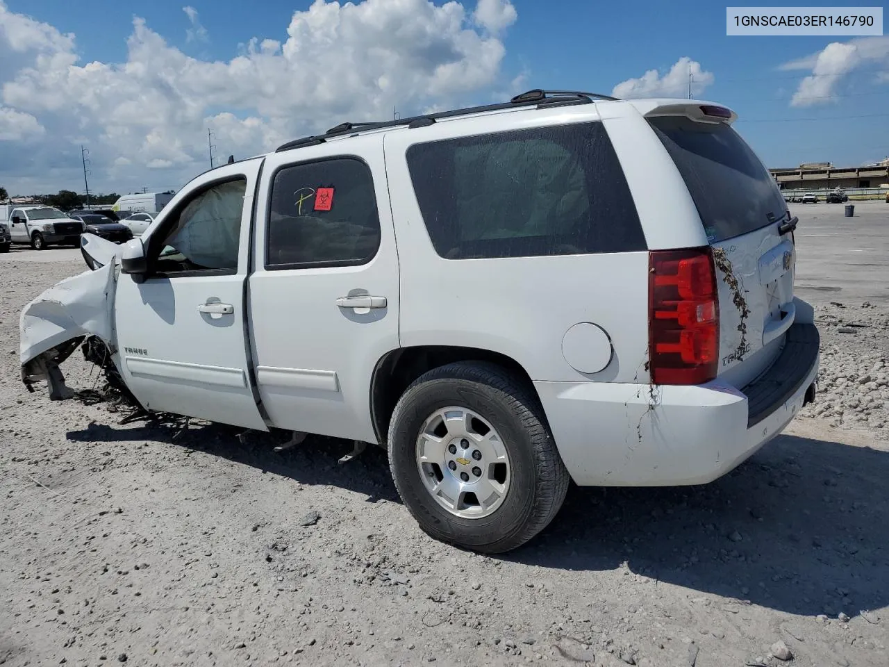 2014 Chevrolet Tahoe C1500 Ls VIN: 1GNSCAE03ER146790 Lot: 72523904