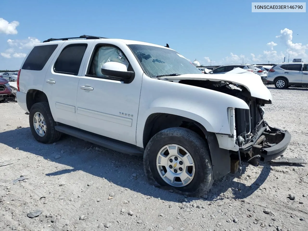 2014 Chevrolet Tahoe C1500 Ls VIN: 1GNSCAE03ER146790 Lot: 72523904