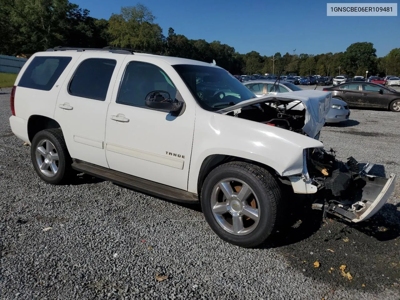 2014 Chevrolet Tahoe C1500 Lt VIN: 1GNSCBE06ER109481 Lot: 73691164