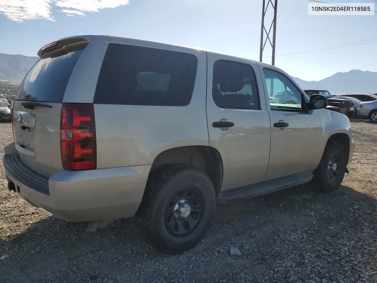 2014 Chevrolet Tahoe Special VIN: 1GNSK2E04ER118585 Lot: 73708854