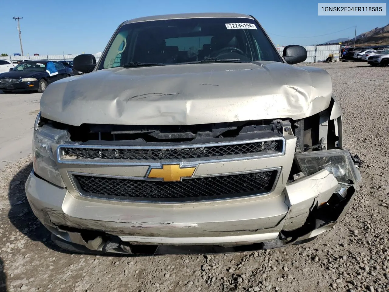 2014 Chevrolet Tahoe Special VIN: 1GNSK2E04ER118585 Lot: 73708854